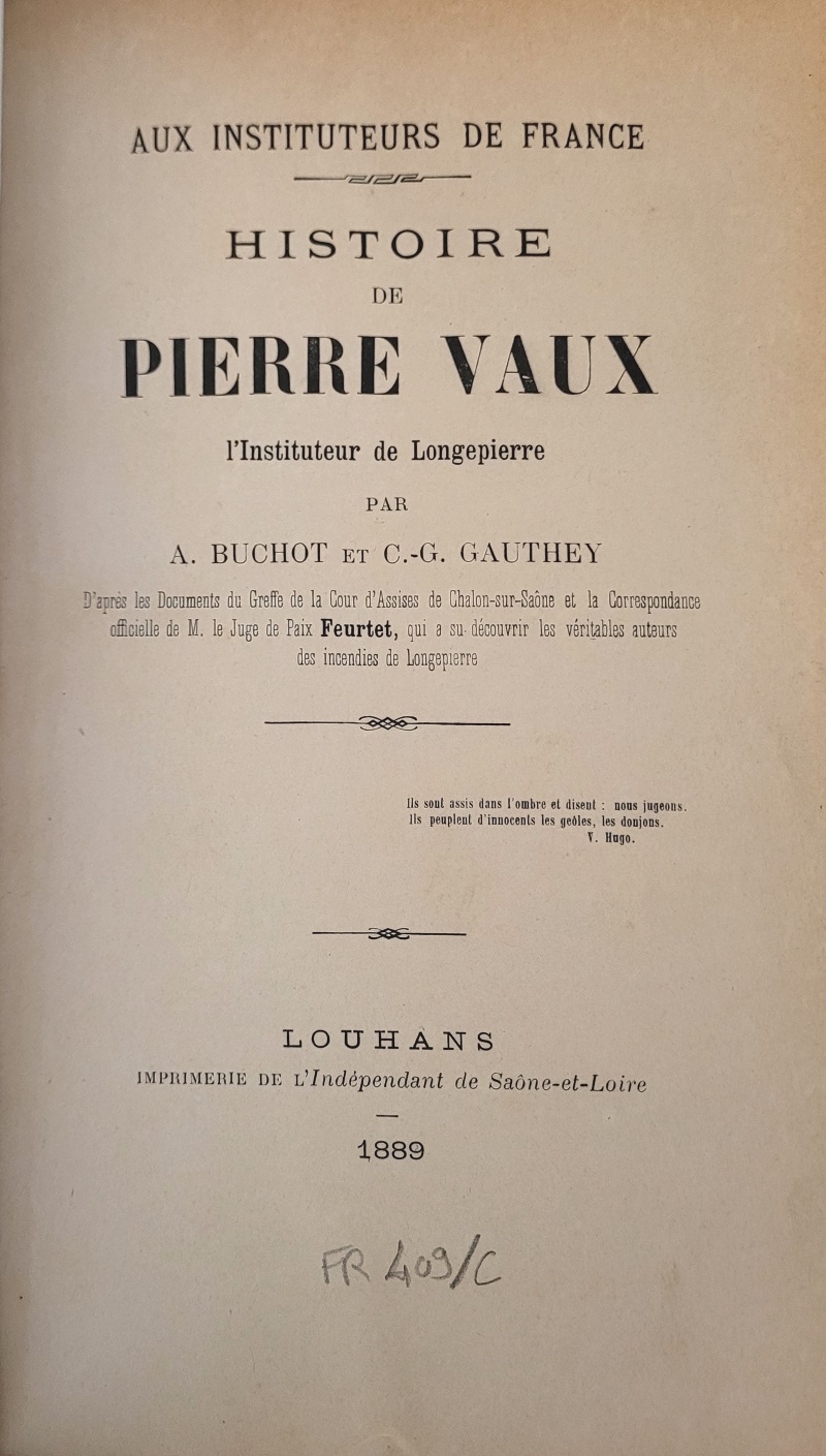 Page de titre